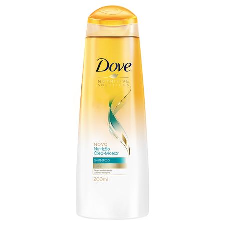Shampoo dove nutrição óleo micelar 200ml