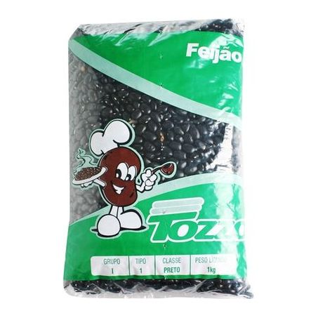 Feijão preto super tozzo t1 1kg