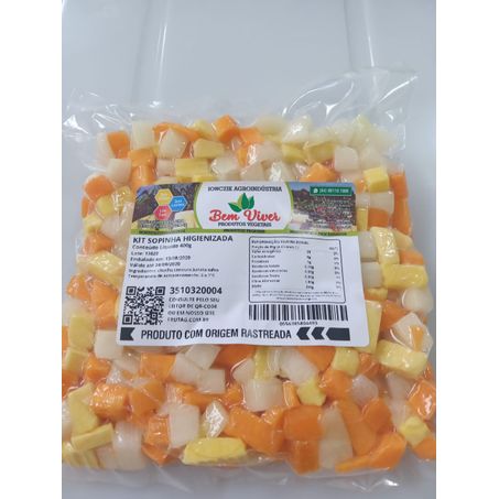Kit sopinha higienizada bem viver 400g