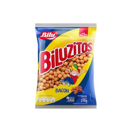 Salgadinho Biluzitos Bacon Embalagem 210G