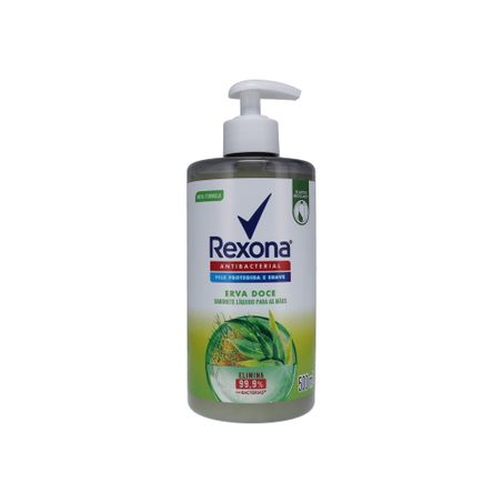 Sabonete Líquido Rexona Antibacteriano Erva Doce 500Ml 