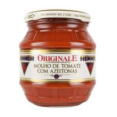 MOLHO TOMATE HEMMER ORIGINAL VIDRO AZEITONA 360G