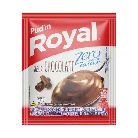 Pudim royal zero 35gr chocolate 2473