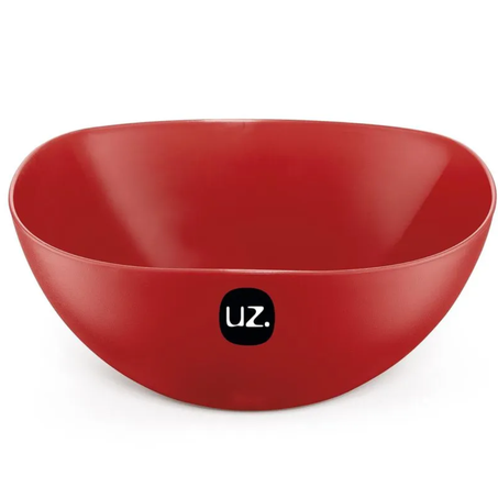 Saladeira plast vermelho 2l