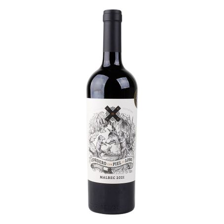 Vinho cordero pele lobo malbec 750 ml