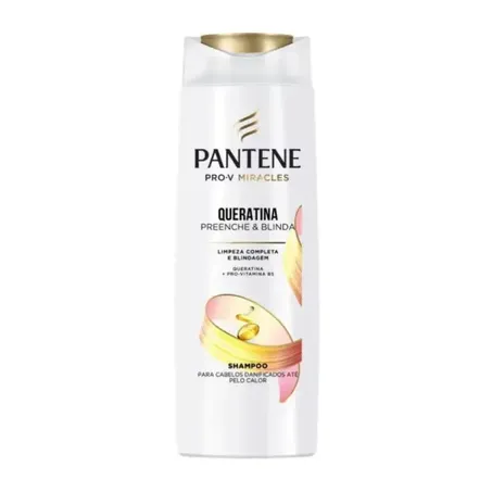 Shampoo Pantene Pro-v Queratina Preenche e Blinda Proteção Térmica 175ml
