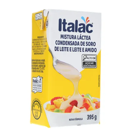 Mistura láctea condensada Italac soro de leite 395g
 360-33
