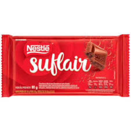 Chocolate barra nestle 80g suflair chocolate ao leite