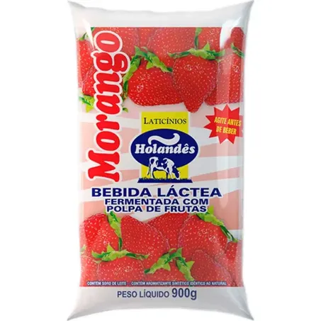 Iogurte holandes 800g morango light