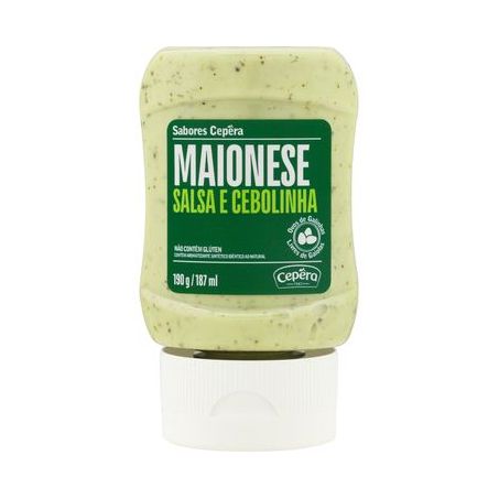 MAIONESE CEPERA SABORES SALSA/CEBOLA 190G
