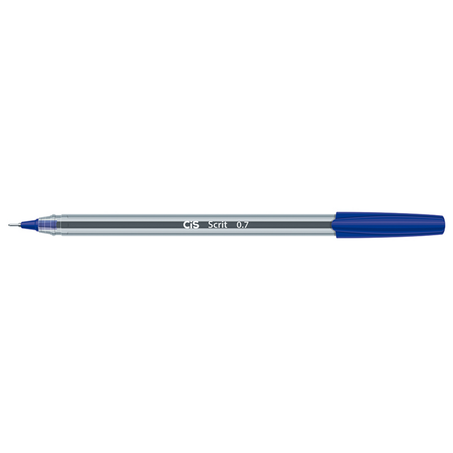 Escolar caneta esf cis scrit 1.0mm azul