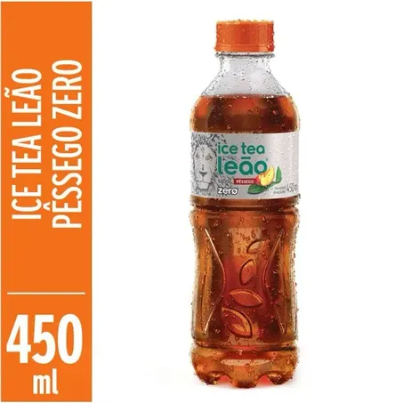 Cha ice tea leao pessego zero 450ml