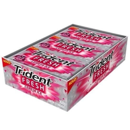 Chicle trident pcc/21un 5s fresh cereja