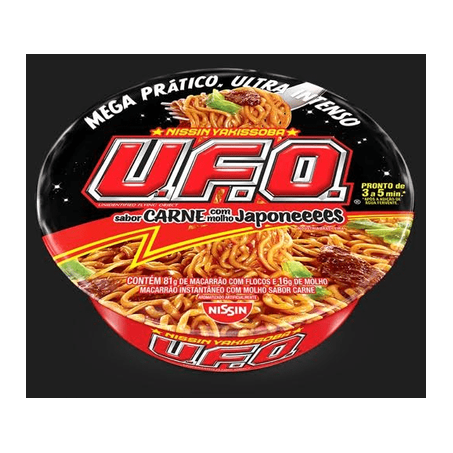 NISSIN YAKISSOBA U.F.O. CARNE 81 G                