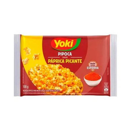 PIPOCA YOKI 100G MICRO PAPRICA PICANTE