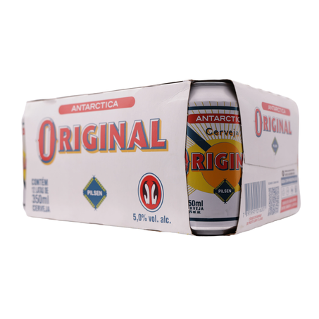 Cerveja antarctica original pilsen 350ml caixa com 12un 360-6