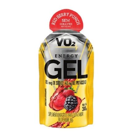 VO2 INTEGRALMEDICA GEL ENERGY FRUTAS VERMELHAS 30G