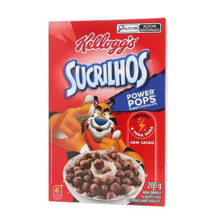 Cereal Matinal Kellogg's Sucrilhos Sabor Chocolate Caixa 200gr