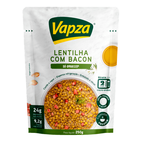 Lentilha Vapza com Bacon 250g