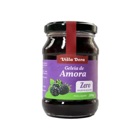GELEIA DE AMORA S/AÇUCAR LIGHT 200G VILLADORA