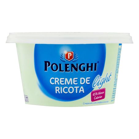 CREME DE QUEIJO RICOTA LIGHT POLENGHI