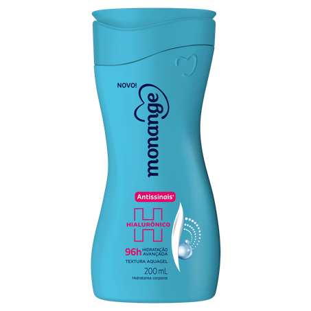 Hidratante Corporal Antissinais 96h Monange Hialurônico Frasco 200ml Embalagem Econômica