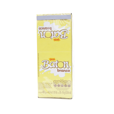 Chocolate Baton Garoto Branco Caixa com 30un - 480gr 360-2