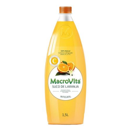 SUCO DE LARANJA NATURAL MACROVITA