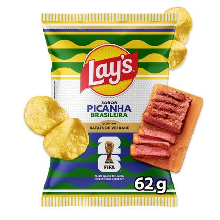 Batata Lays Lisa Picanha 62g