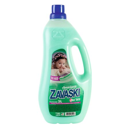 AMACIANTE DE ROUPA ALOE E VERA (VERDE) ZAVASKI