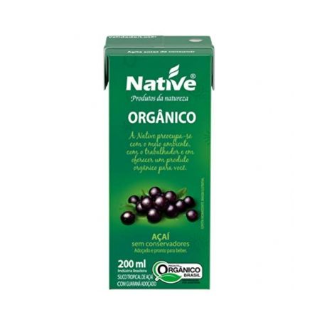 SUCO ORG NATIVE ACAI 200ML