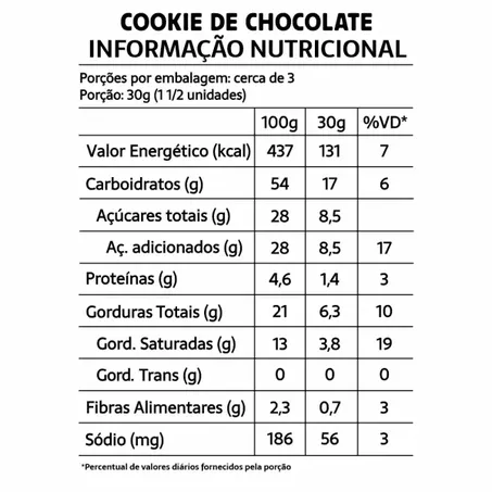 COOKIES DOUBLE CHOCOLATE 80G - BELIVE 360-1