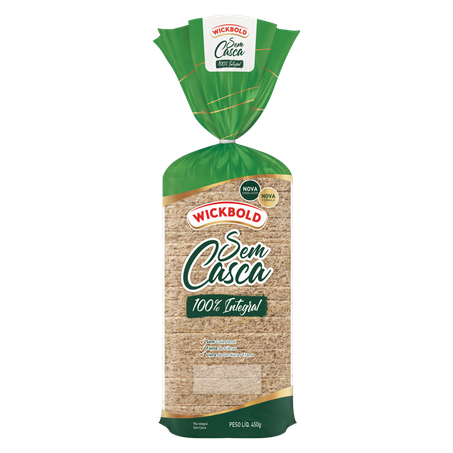 Pão 100% Integral sem Casca Wickbold Pacote 450g