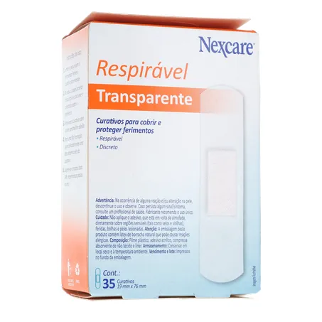 Curativo Nexcare Transparente Caixa 35un 
  360-16