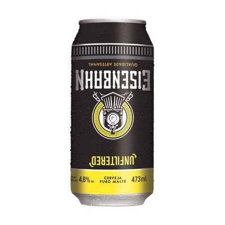 Cerveja Puro Malte Unfiltered Eisenbahn Lata 473ml
