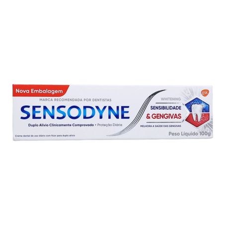 Creme Dental Sensodyne Whitening Sensibilidade E Gengivas 100g 360-35