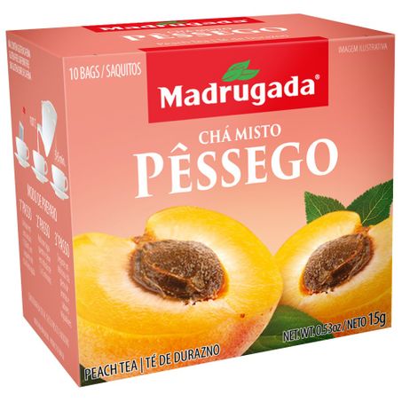 CHA MADRUGADA 15G PESSEGO 10SC