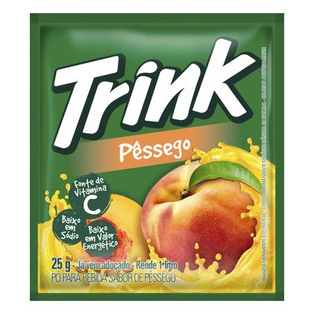 REFRESCO EM PÓ PÊSSEGO TRINK