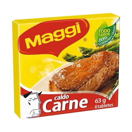 Caldo Maggi Carne Embalagem Leve 6 Pague 5 Tabletes 63G