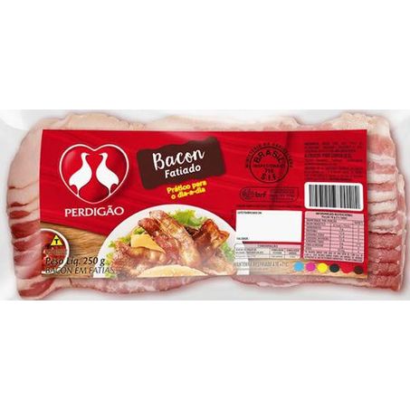 Bacon Perdigão Defumado Fatiado 250g 
 