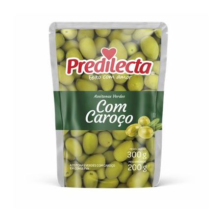 Azeitona predilecta 200g verde c/c sch