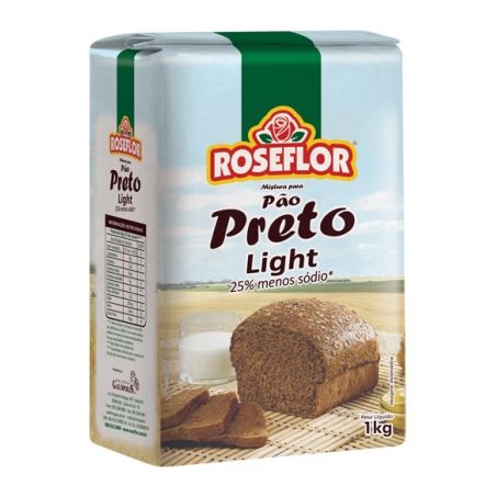 MIST PAO ROSEFLOR 1KG PRETO LIGHT
