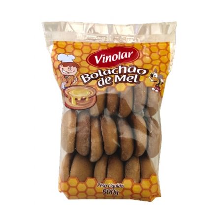 Biscoito bolachão mel vinolar 500g