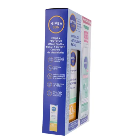 Kit nivea protetor solar fps60 50ml + água micelar 200ml 360-29