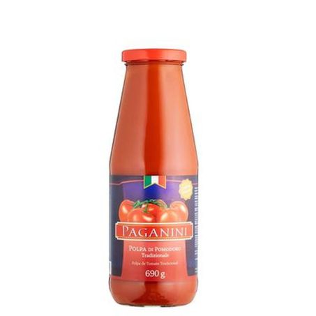 Polpa de Tomate Paganini Tradicional Pote de Vidro 690gr