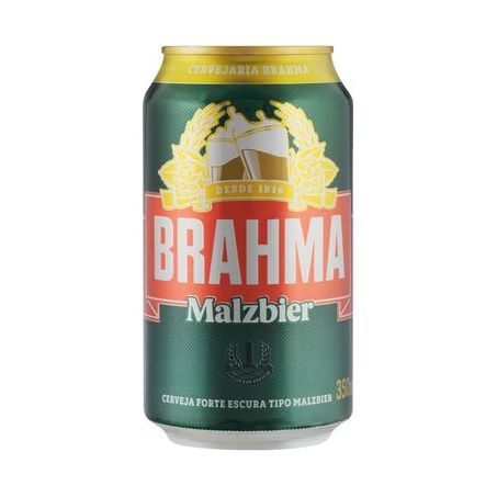 Cerveja Brahma Malzbier  Lata 350ml