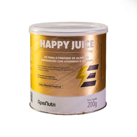 HAPPY JUICE SABOR MATCHÁ TROPICAL 200G APISNUTRI