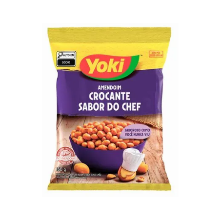 AMENDOIM YOKI 120G CROCANTE SABOR CHEF