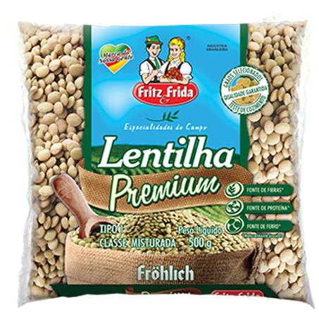 Lentilha fritz e frida 500g premium