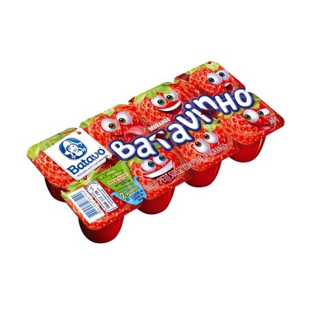 Petit Batavo Batavinho Cremoso Quark Sabor Morango Bandeja 320G
